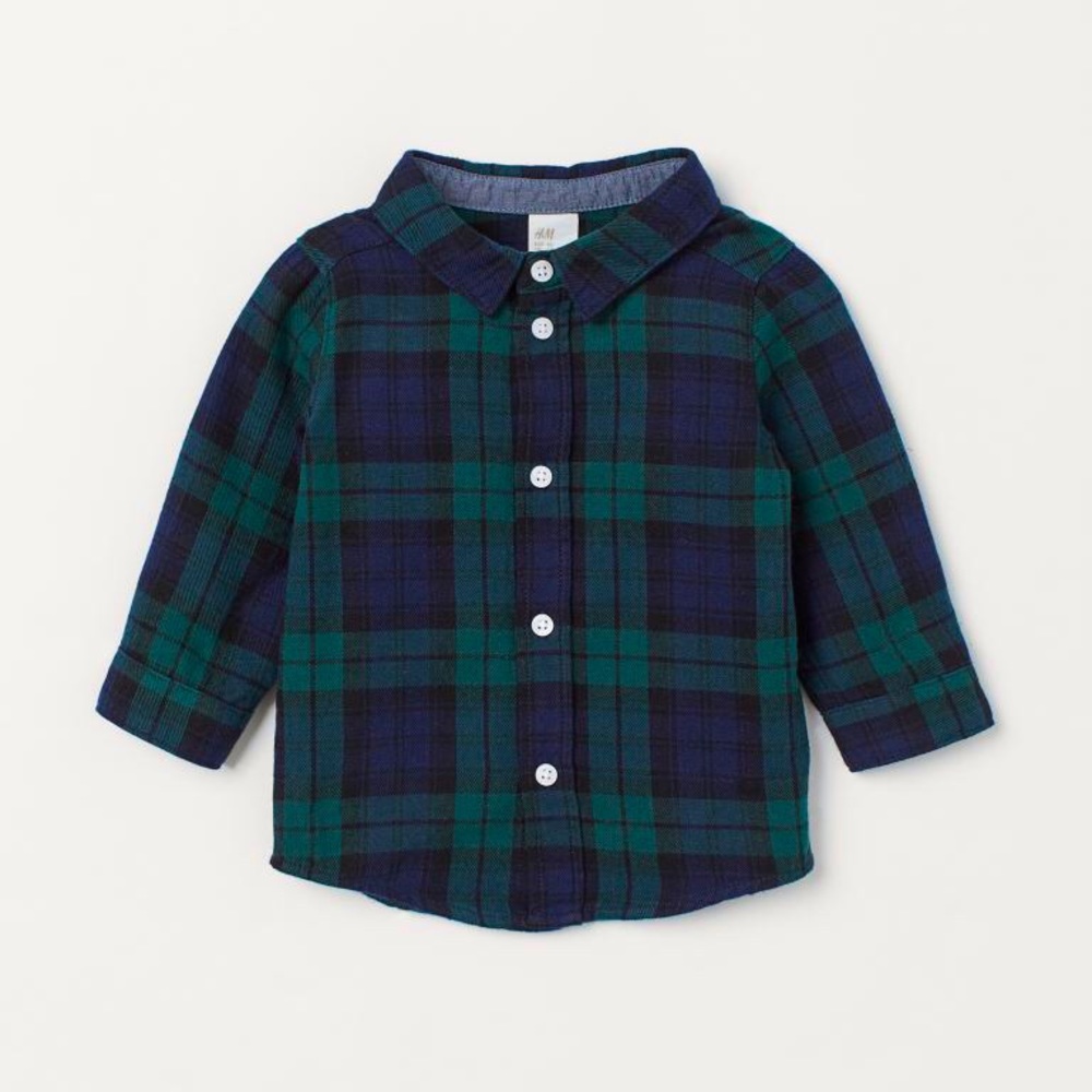 Boys 5T OLD NAVY classic plaid button down shirt